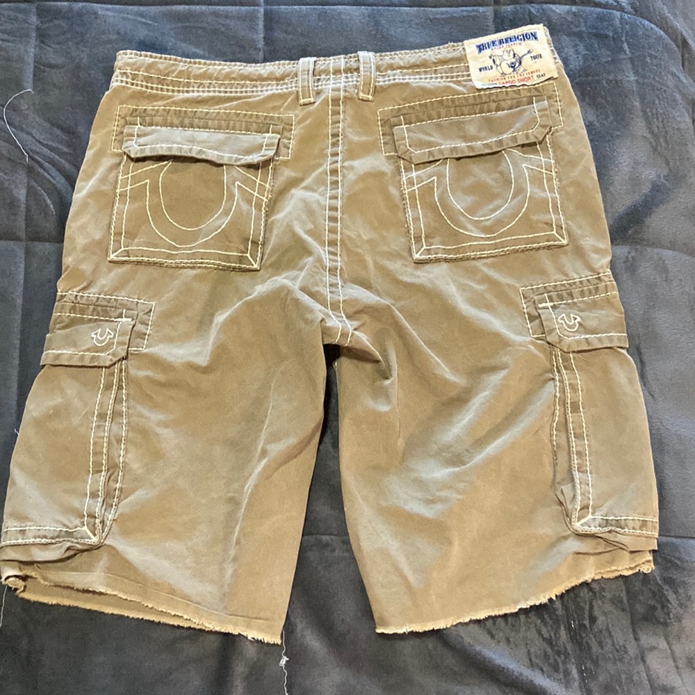 True Religion World Tour Cargo Short 2023 new unworn green